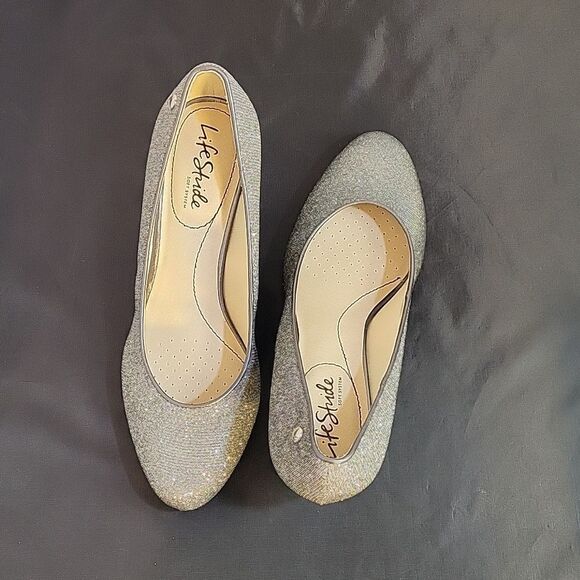 BRAND NEW LIFESTRIDE WOMENS PARIGI PUMP PEWTER - Picture 5 of 16